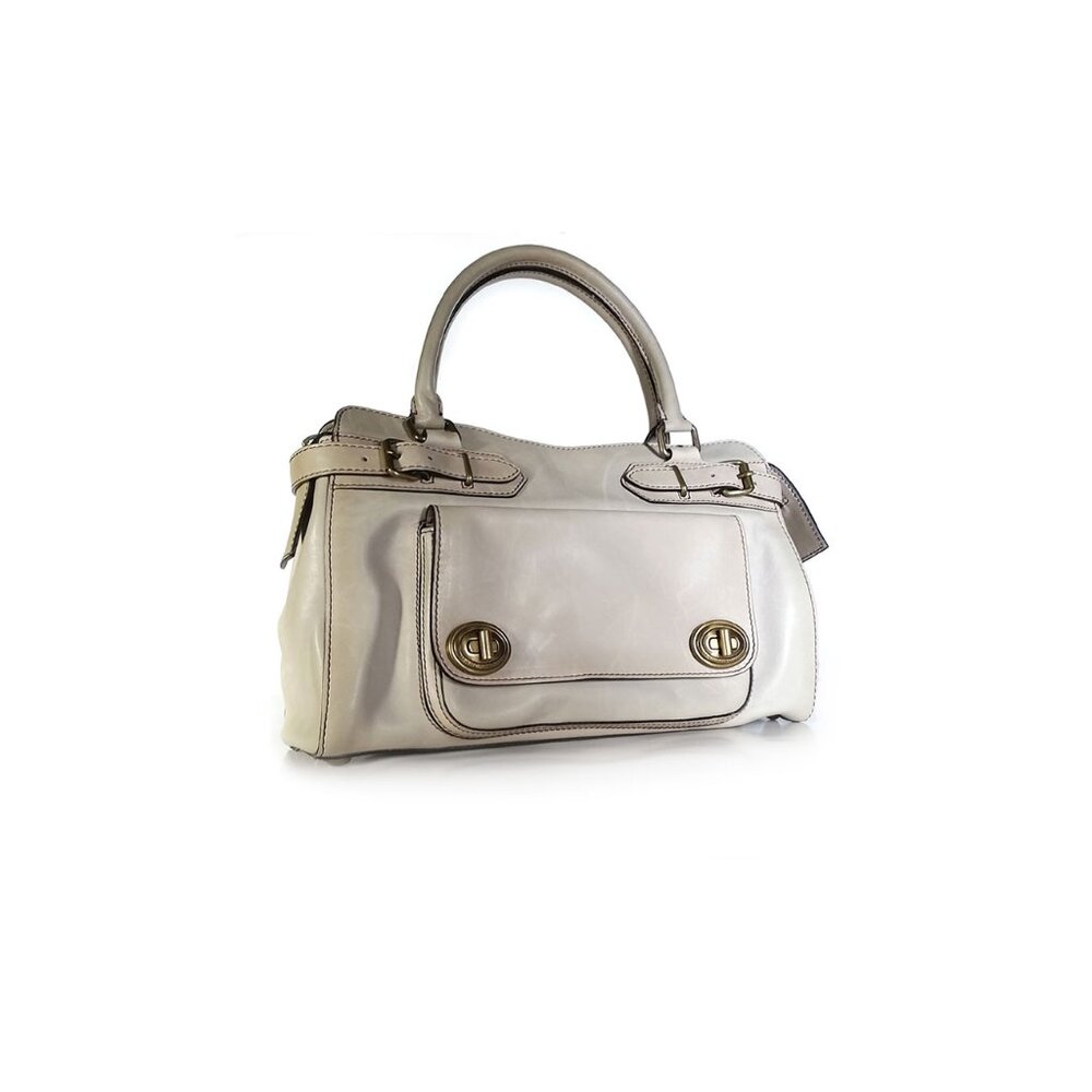 VTG MARC JACOBS Bag Made in Italy 'Zoe' Turnlock Leather Shoulder Bag